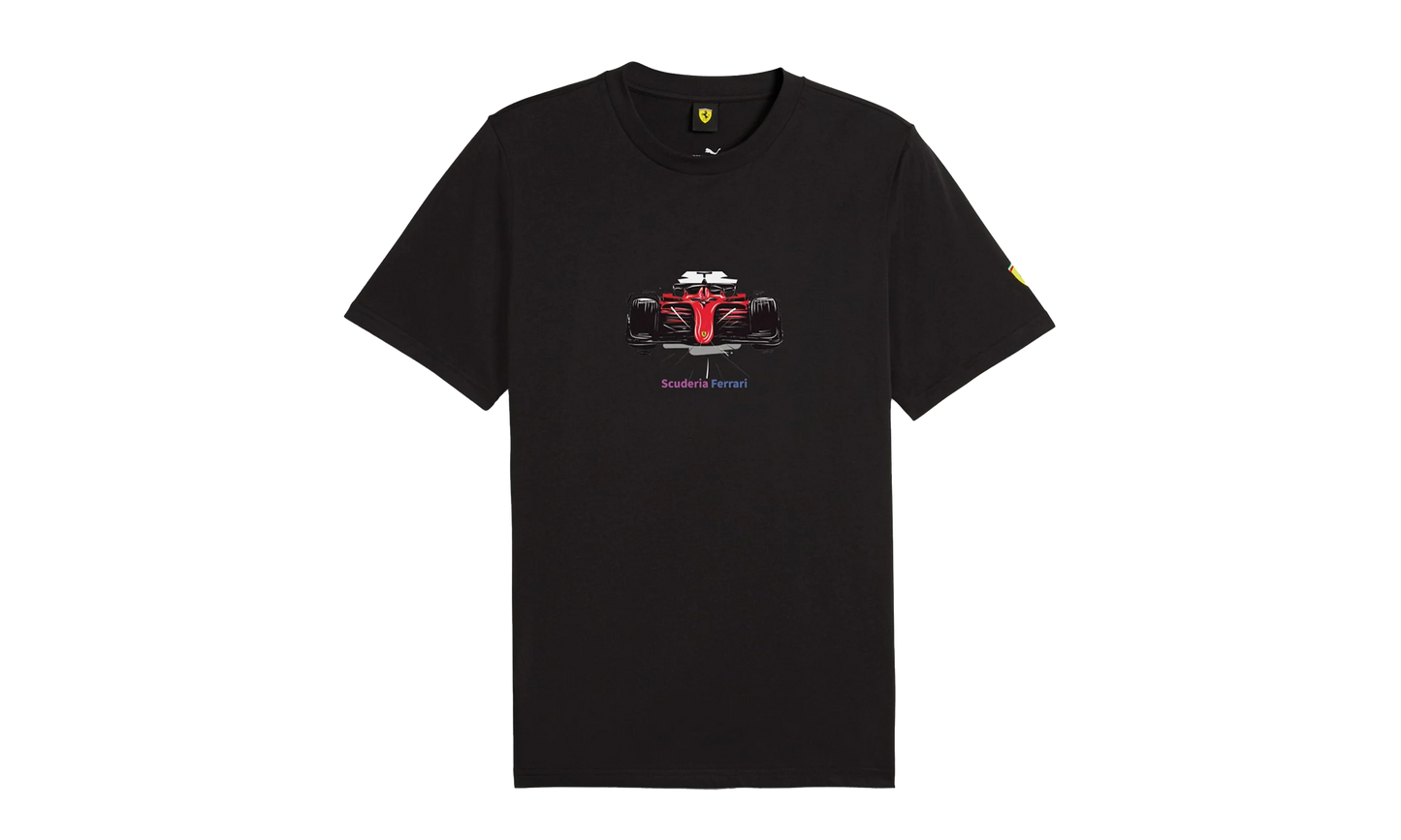 FERRARI RACE GRAPHIC TEE "Black"