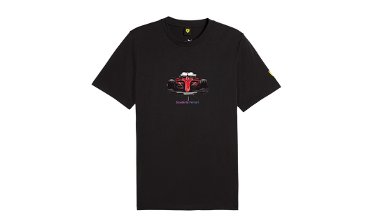 FERRARI RACE GRAPHIC TEE "Black"