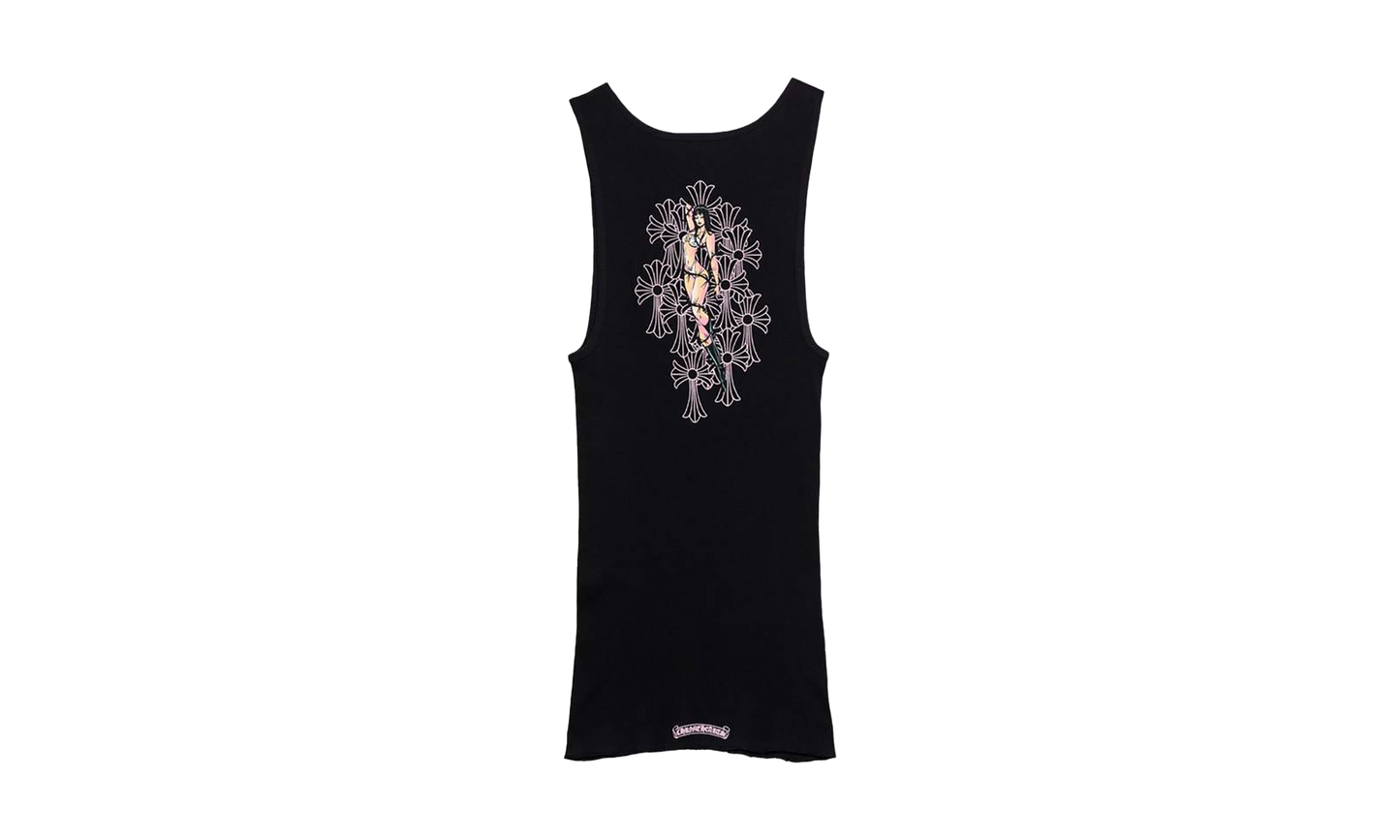 Deadly Doll Tank Top "Black/Pink"