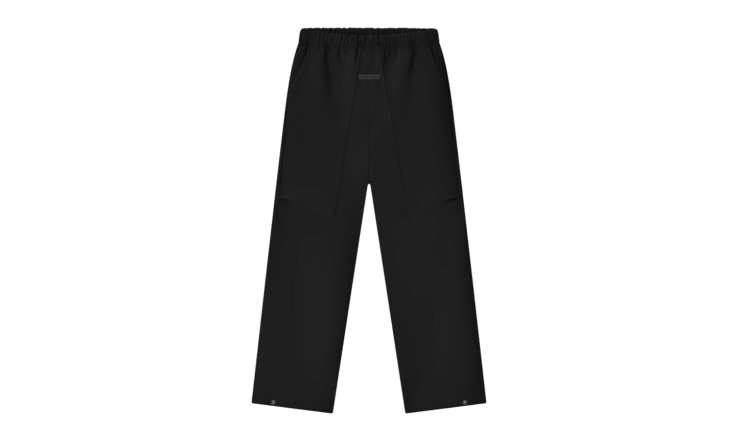 Bonded Canvas Work Pants "Jet Black"
