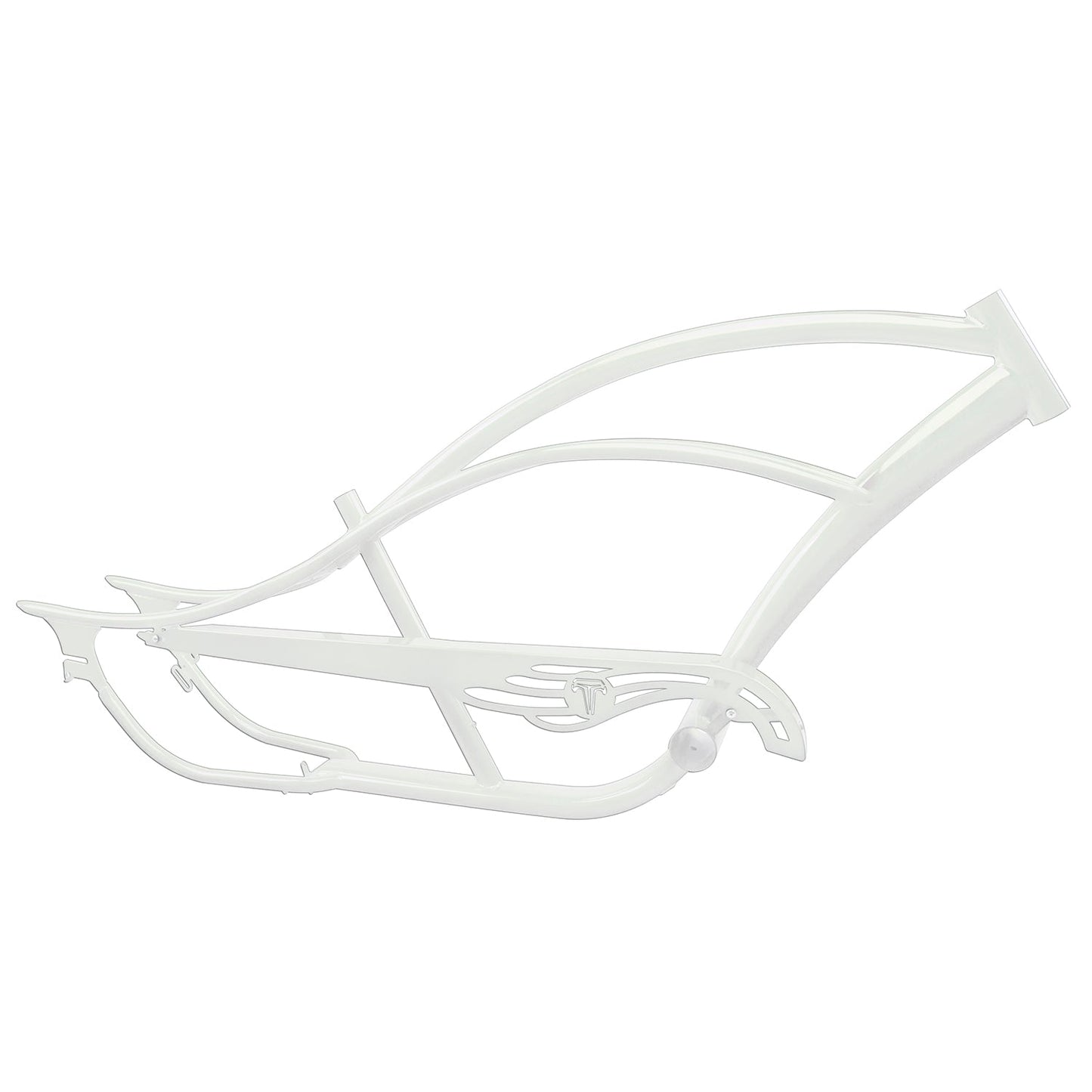 FM-BRONCO Bronco Chopper Stretch Cruiser Bike Frame, 26" Coaster Brake/7 Speed
