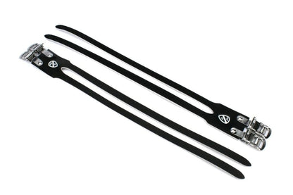 All-City Leather Double Toe Straps