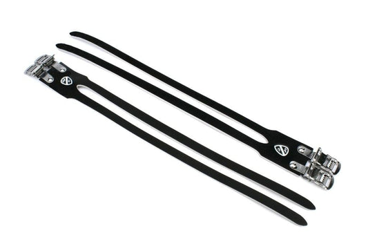 All-City Leather Double Toe Straps