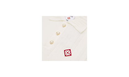 Boucle Polo Shirt "White"