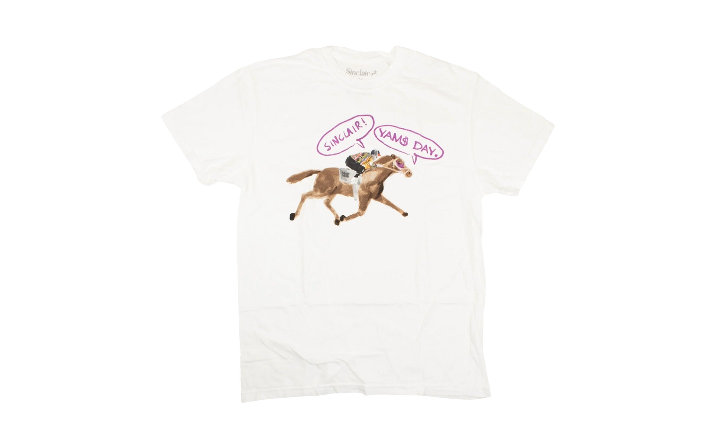 BEACH HORSE T-SHIRT "White"