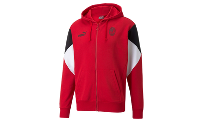 AC MILAN FTBLCULTURE FULL ZIP HOODY "Red"