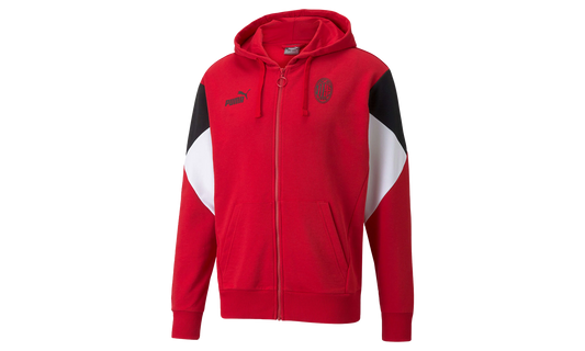 AC MILAN FTBLCULTURE FULL ZIP HOODY "Red"