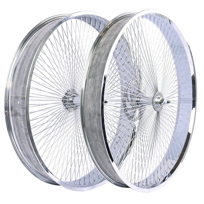 Chico WH-TH9526140C-CP Lowrider 26'' Coaster Brake Chrome Alloy Wheel Set