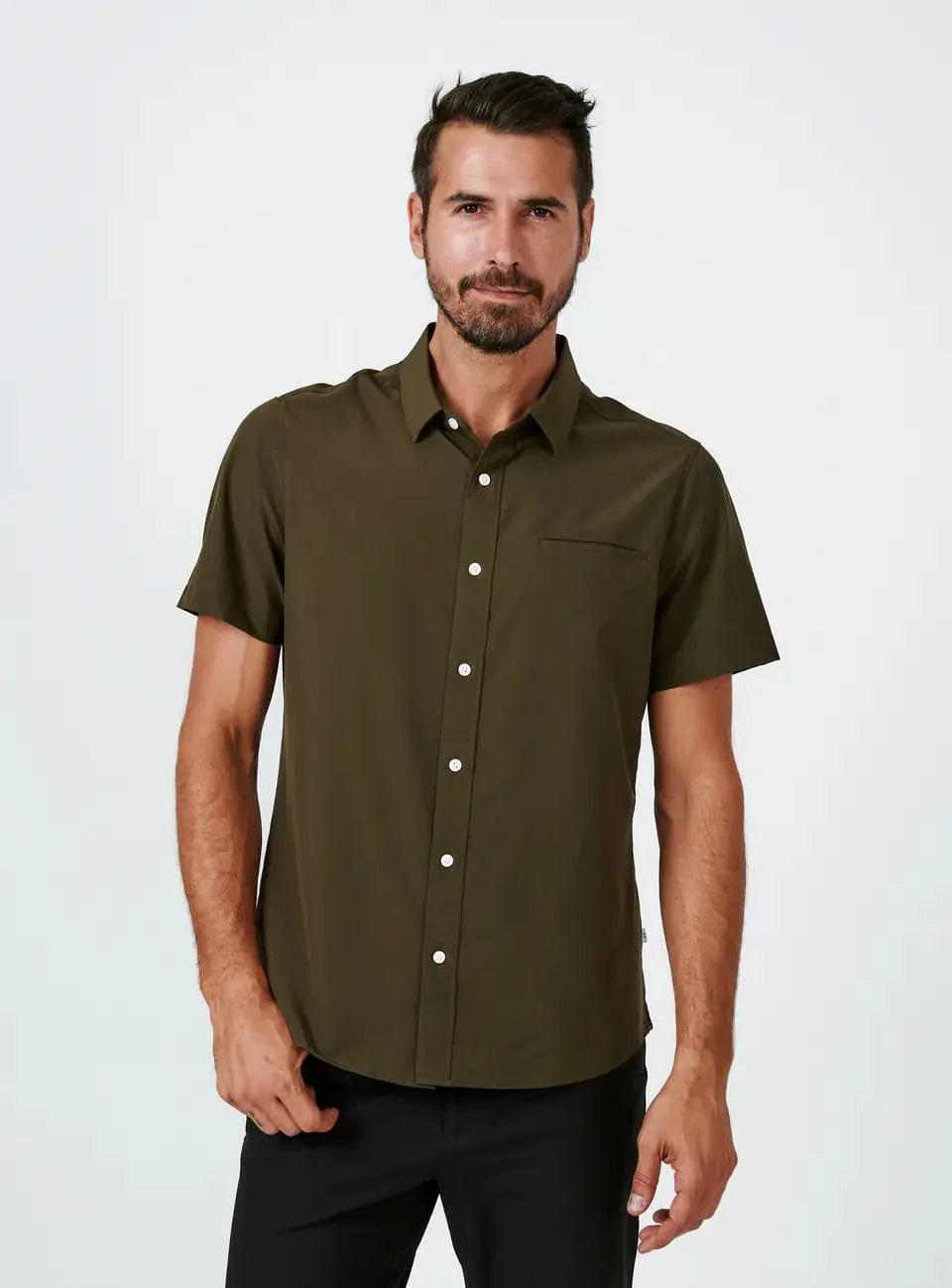 7Diamonds Grant Shortsleeve Button Up Shirt - Men's