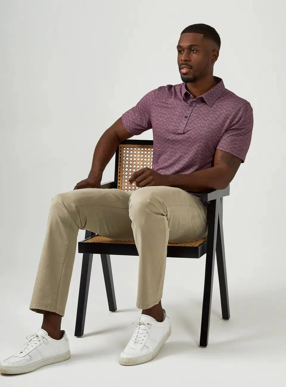 7Diamonds Tantalum Pima Polo - Men's