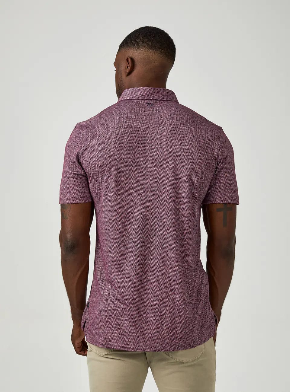 7Diamonds Tantalum Pima Polo - Men's