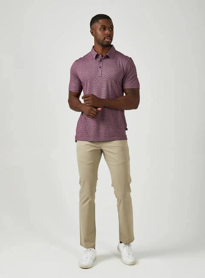 7Diamonds Tantalum Pima Polo - Men's