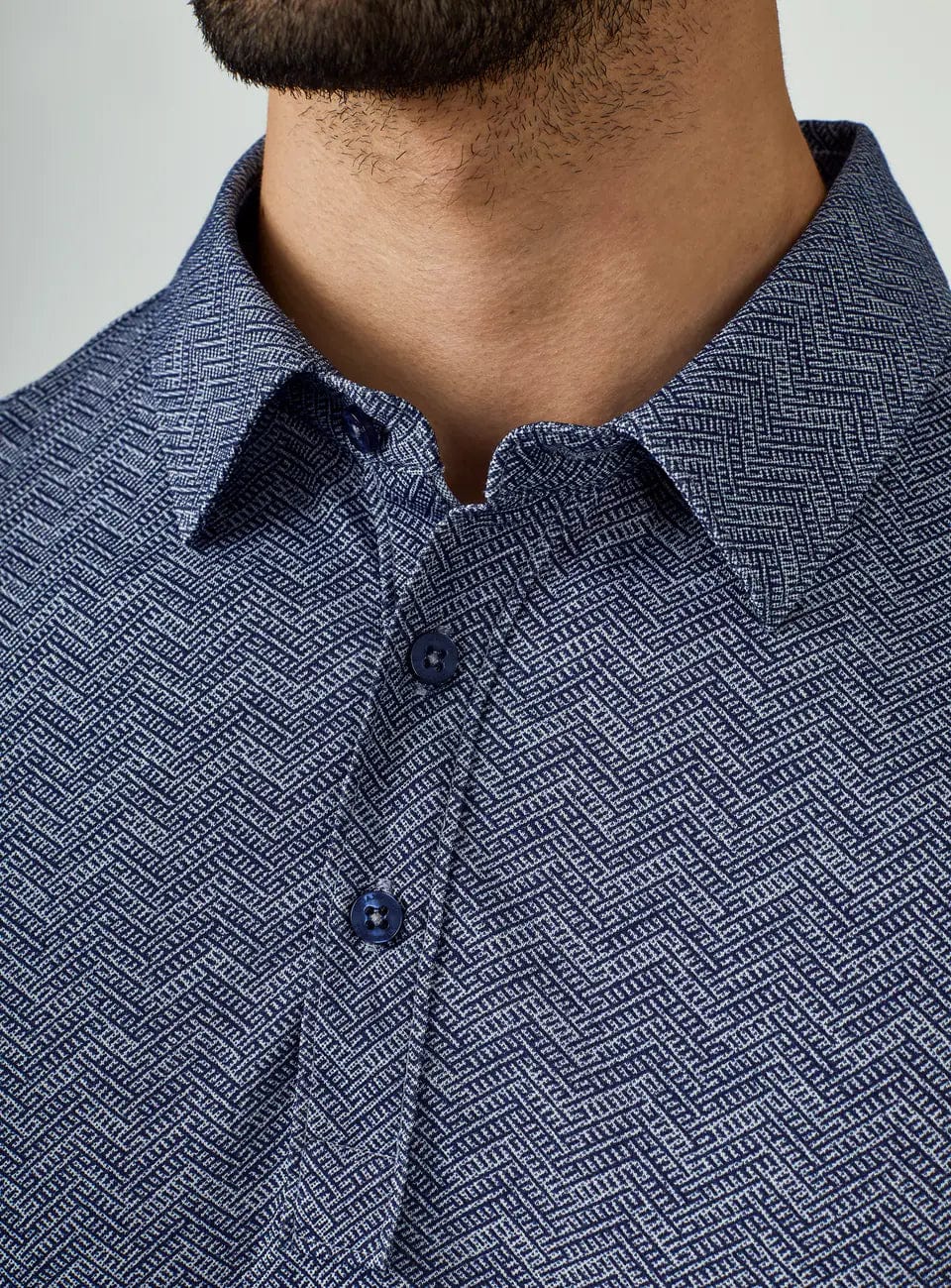 7Diamonds Tantalum Pima Polo - Men's