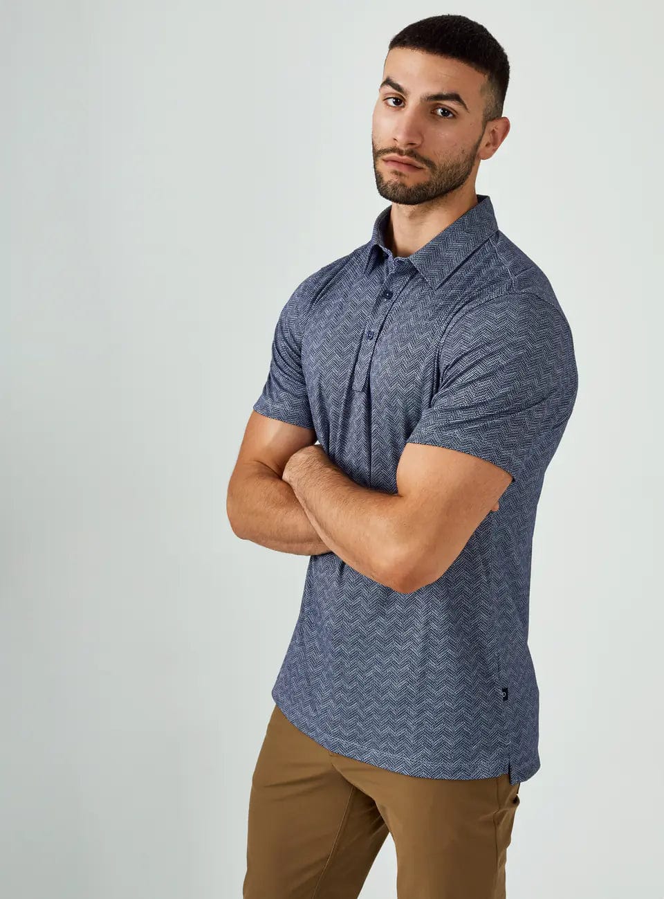 7Diamonds Tantalum Pima Polo - Men's