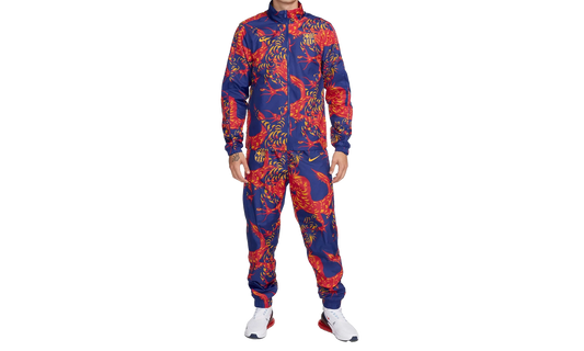 FC BARCELONA SOCCER WOVEN TRACKSUIT "Deep Royal Blue/Deep Royal Blue/University Gold/University Gold"