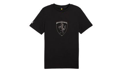 FERRARI RACE TONAL BIG SHIELD TEE "Black"