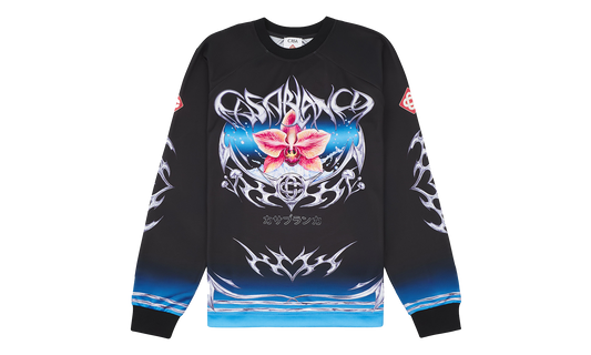 Blades L/S Football Tee "Black"