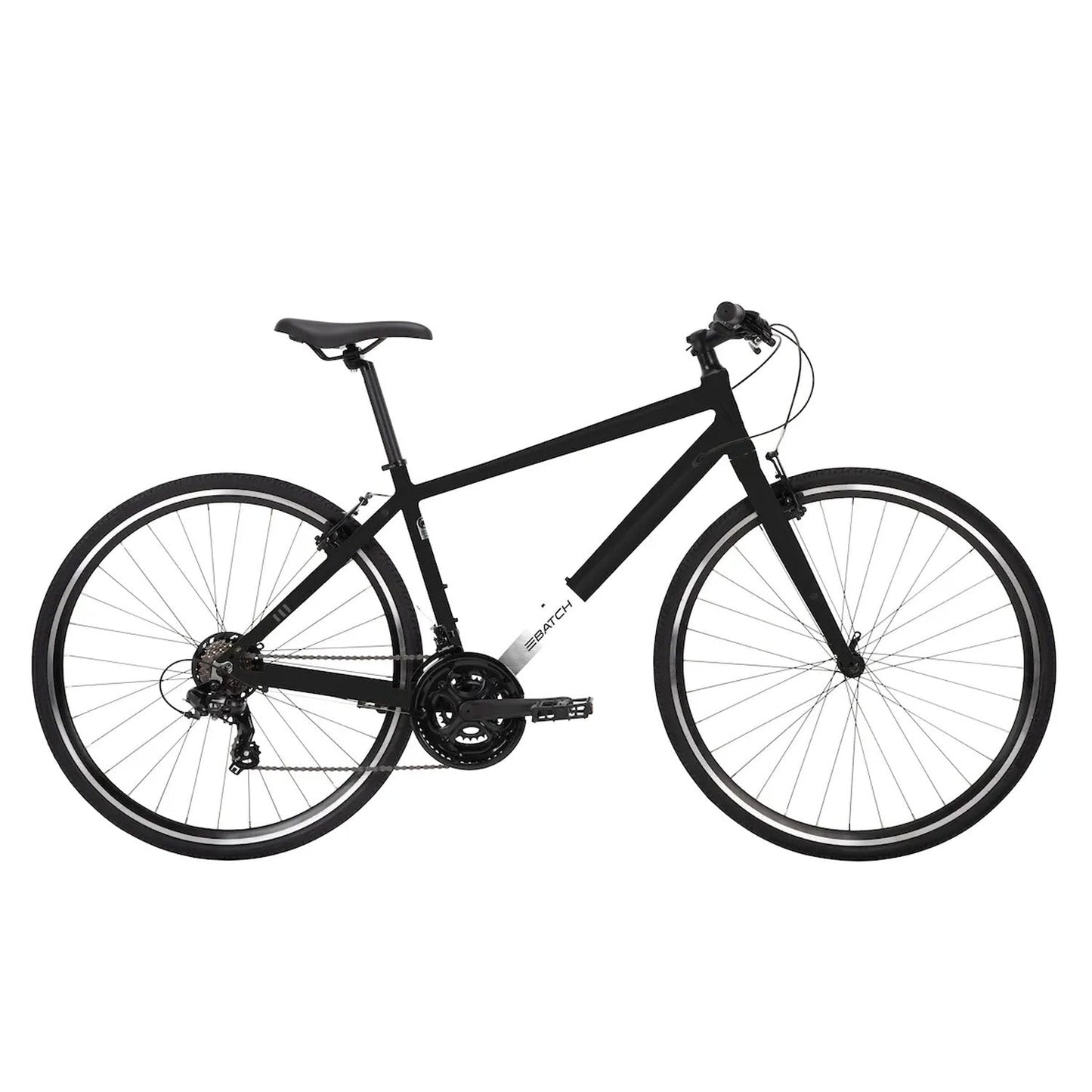 BATCH Fitness Bike, 3 by 7 Speed, Matte Black S|M|L