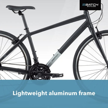 BATCH Fitness Bike, 3 by 7 Speed, Matte Black S|M|L