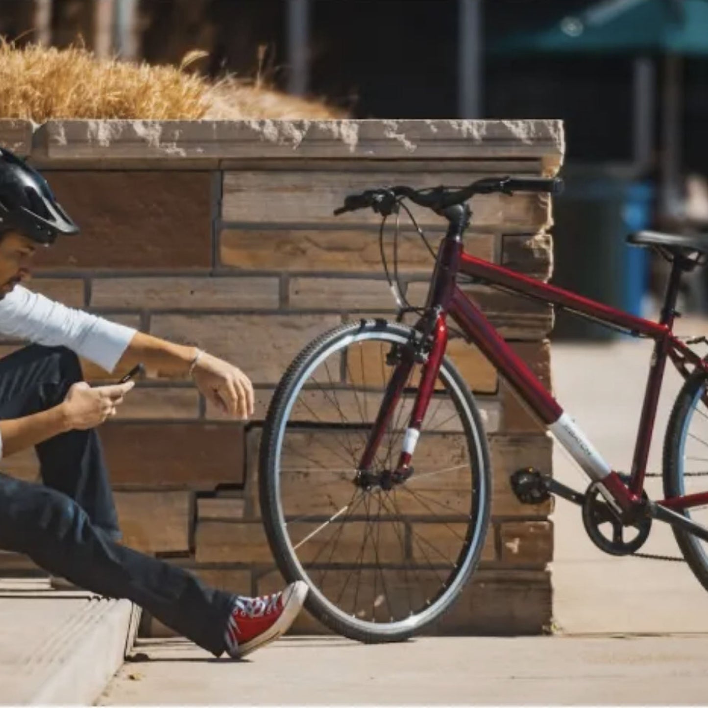 BATCH Lifestyle Bike, 1 by 7 Speed, Red XS|L