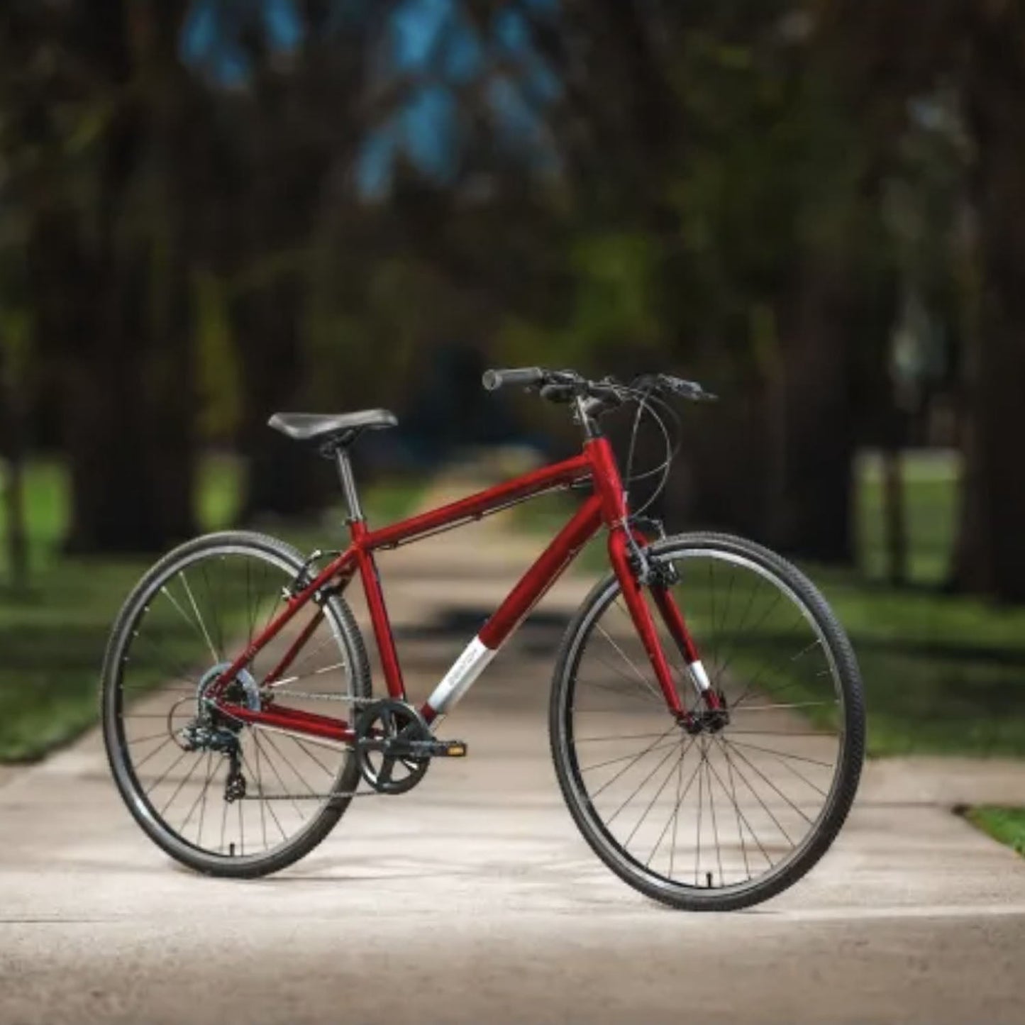 BATCH Lifestyle Bike, 1 by 7 Speed, Red XS|L