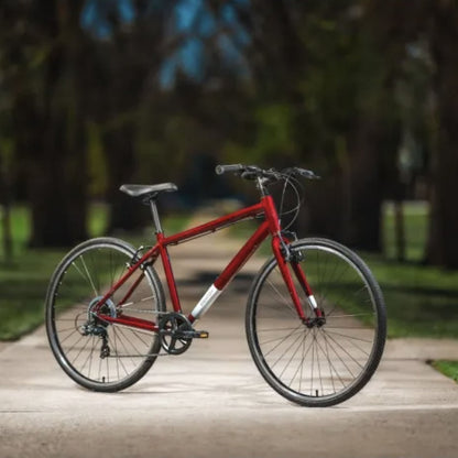 BATCH Lifestyle Bike, 1 by 7 Speed, Red XS|L