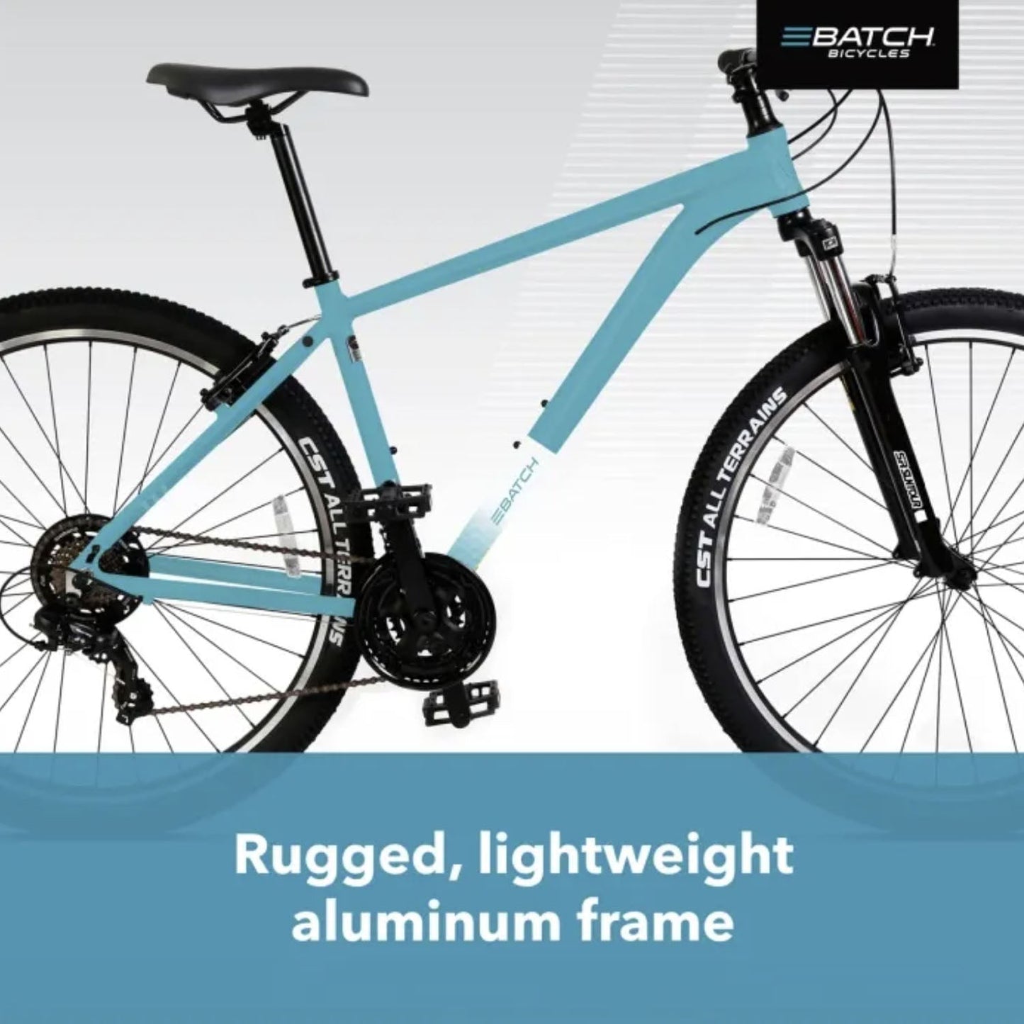 BATCH Mountain Bike, 3 by 7 Speed, Blue | Large 29"