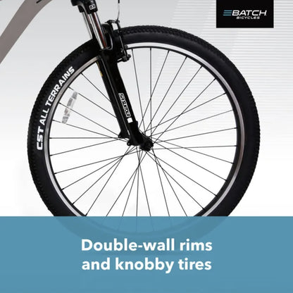BATCH Mountain Bike, 29" Tires, 3 by 7 Speed, Grey M|L