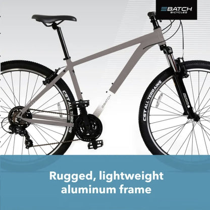 BATCH Mountain Bike, 29" Tires, 3 by 7 Speed, Grey M|L