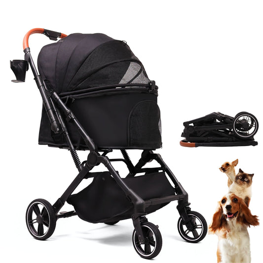 Foldable Pet Stroller for Small Dogs Cats Up to 45lbs |  BB-C330H