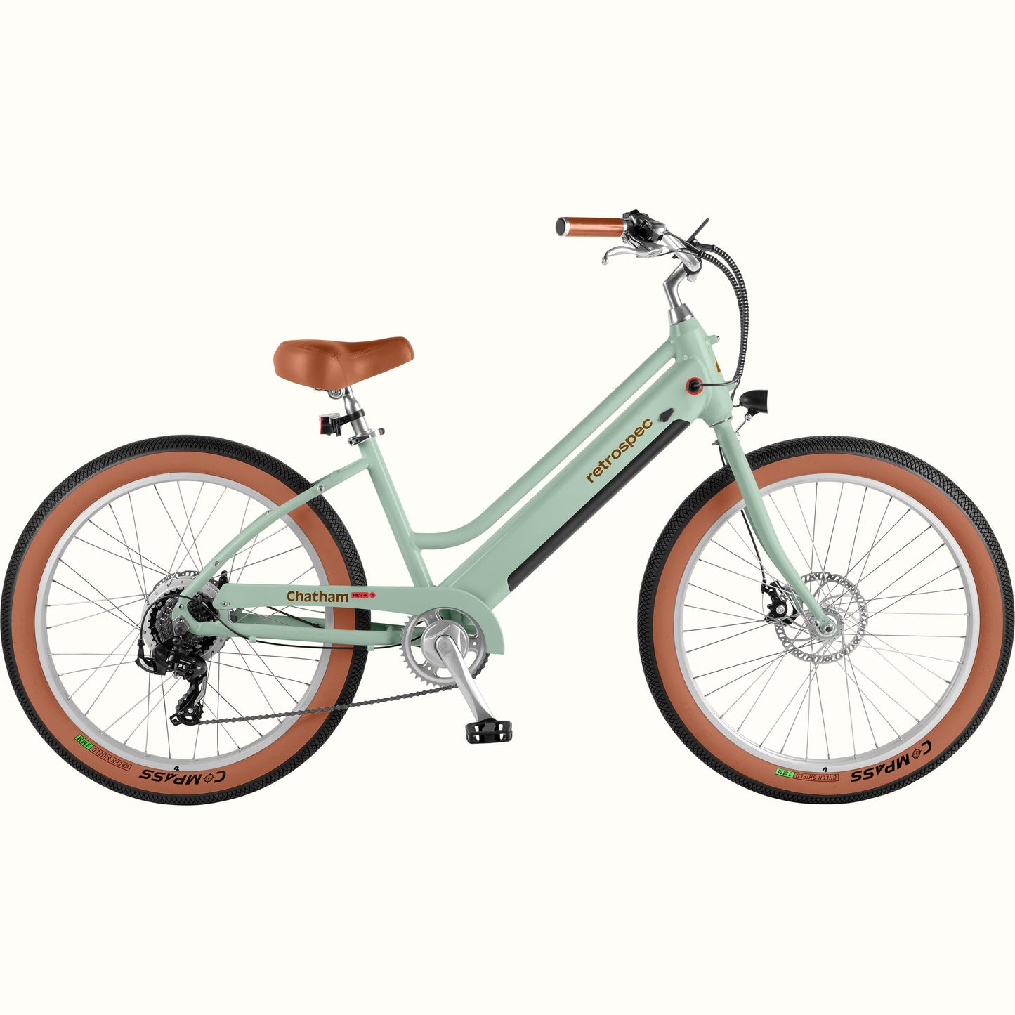 Chatham Rev+ 2 Beach Cruiser Electric Bike - Step Through