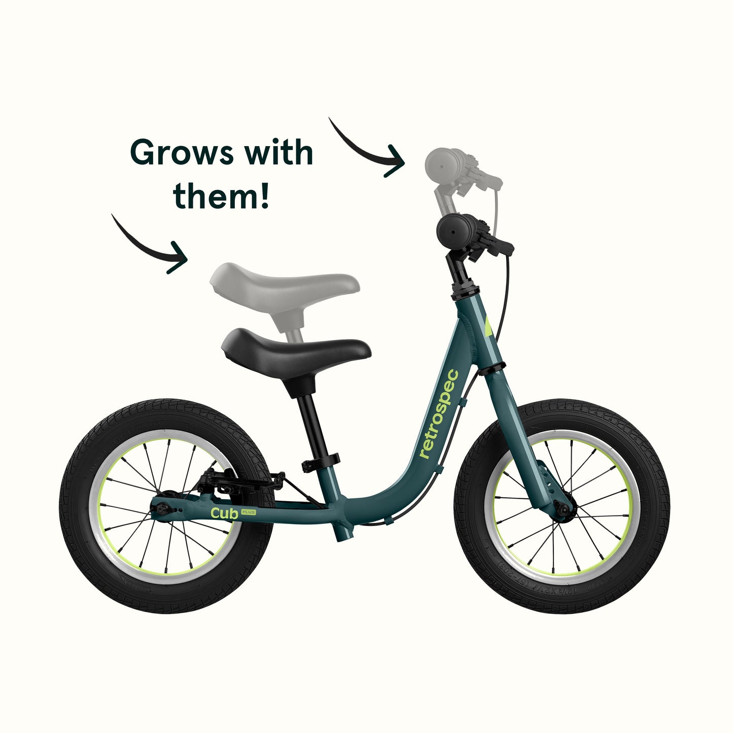 Cub Plus 12" Kids' Balance Bike (18 mos-4 yrs)