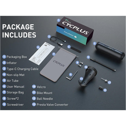 Cycplus A2 Tire Inflator Pump Pro