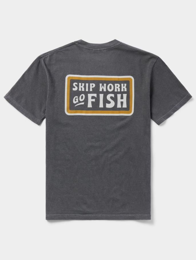 Duck Camp Men's Skip Work T-Shirt in Pepper