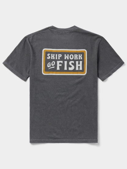 Duck Camp Men's Skip Work T-Shirt in Pepper