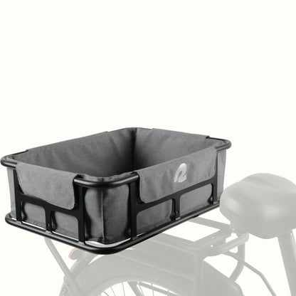 EverythingBin Rear Rack EBike Basket and Basket Liner