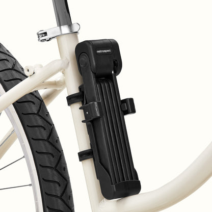 Fortitude Folding Bike Lock With Carrier - 5mm