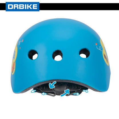 DRBIKE Starry Kids Bike Helmet for Ages 3-8 Boys Girls Blue & Black