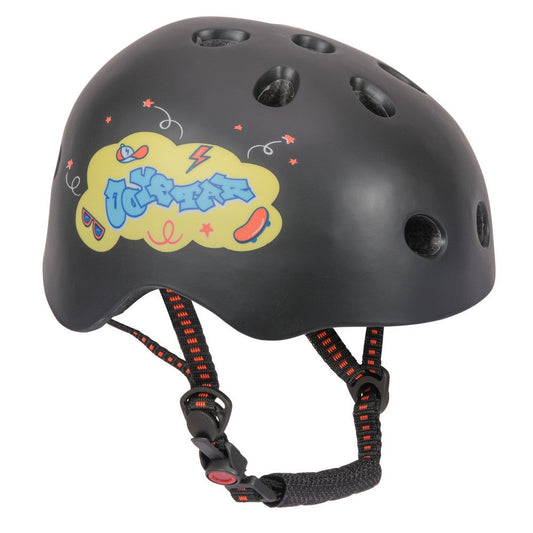 DRBIKE Starry Kids Bike Helmet for Ages 3-8 Boys Girls Blue & Black