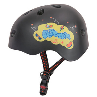 DRBIKE Starry Kids Bike Helmet for Ages 3-8 Boys Girls Blue & Black