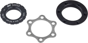 DT Swiss Center Lock to 6-Bolt Disc Adaptor: fits most QR and 12mm Frames/Forks