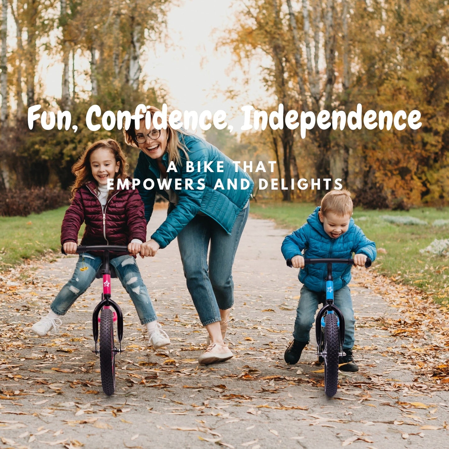 14 Inch Balance Bike for Kids 3-6 Years, Air Rubber Tires | KB-BL04