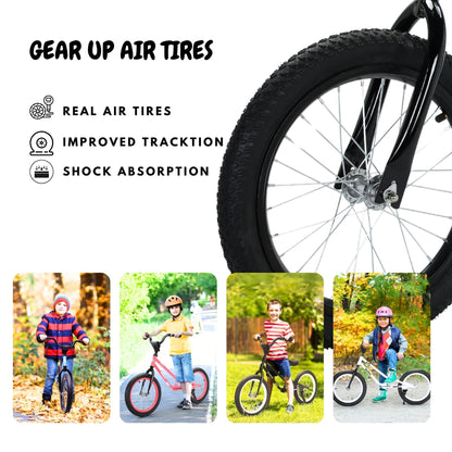 16 Inch Kids Balance Bike for 5-8 Year Old Big Kids, Air Tires | KB-BMX01