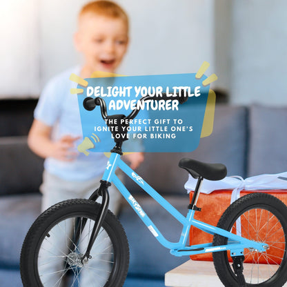 16 Inch Kids Balance Bike for 5-8 Year Old Big Kids, Air Tires | KB-BMX01