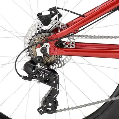 Diamondback Hook 24" Youth Mountain Bike, Red Gloss, 7 Speed