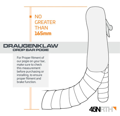 45NRTH Draugenklaw Drop Bar Pogies - Black, One Size