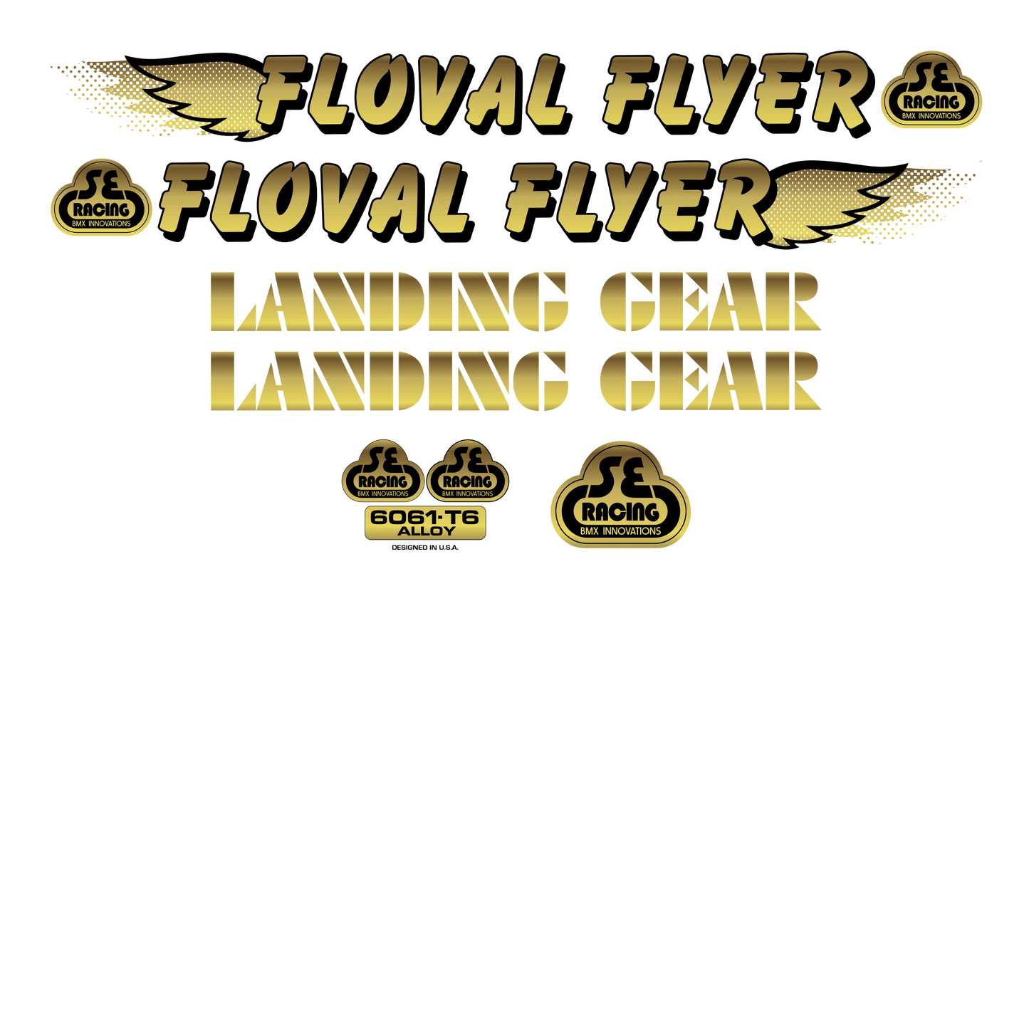 Floval Flyer Decal Set