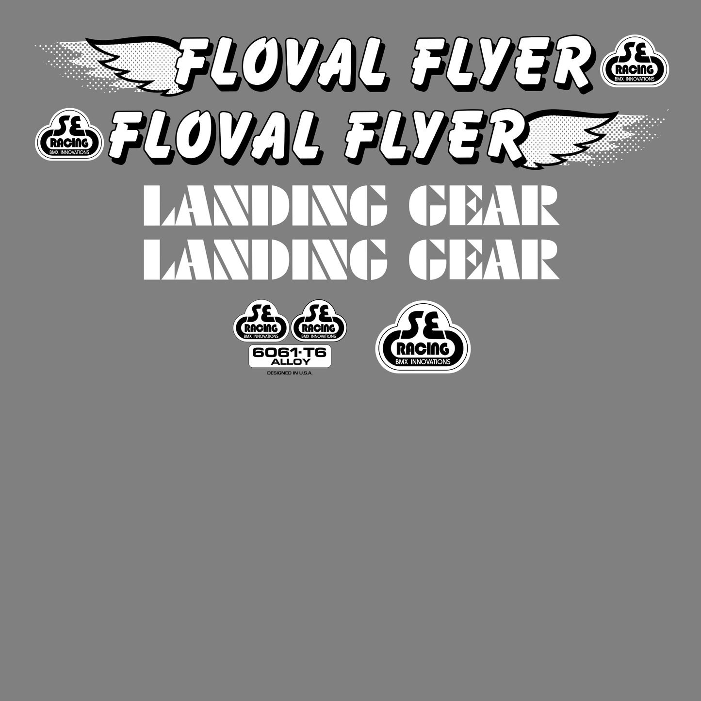 Floval Flyer Decal Set