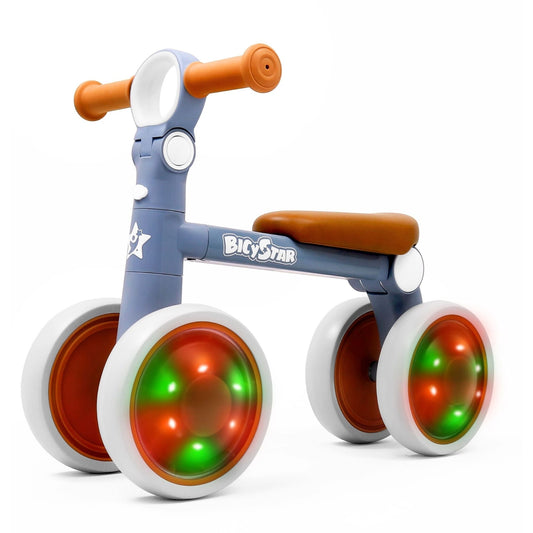 Baby Balance Bike with Light-up Wheels for Toddler 10-30 Months | SWB-0706S