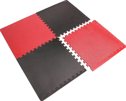 CAP High Density Reversible 4 Piece 13.7 Sq Ft Puzzle Exercise Mat (Various Colors)
